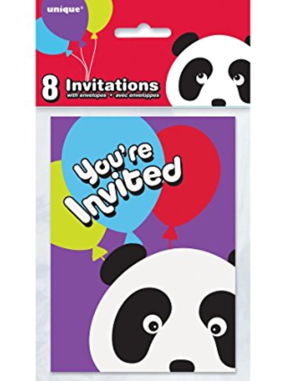 Panda Birthday Party Supplies Set for 8 - Picture 6 of 7